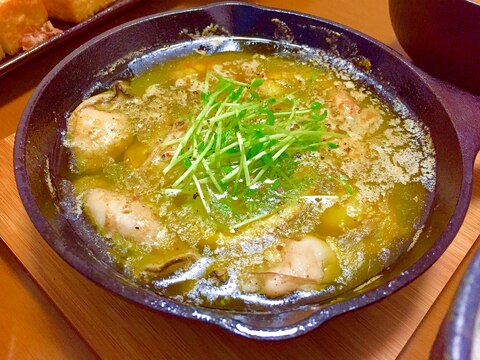 レモンでさっぱり!牡蠣のアヒージョ